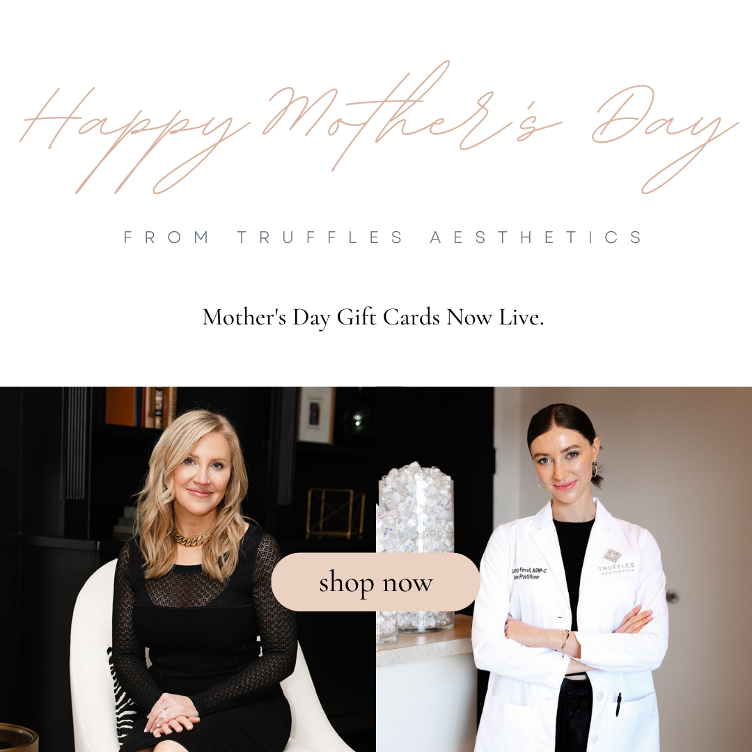 Happy Mothers Day from Truffles Aesthetics with link to shop
